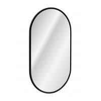 Comad Apollo lustro 50x90 cm owalne z oświetleniem czarny LUSTRO APOLLO BLACK
