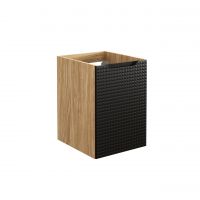 Comad Luxor Black szafka 40x46x57 cm czarna-dąb LUXOR BLACK 81-40-1D