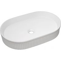 Comad Beyond 3 umywalka 56x36 cm owalna nablatowa biała BEYOND 3 WHITE ( E-6531 )