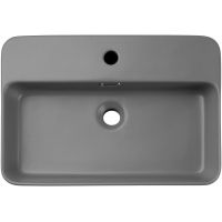 Comad Trust 2 umywalka 55x38 cm prostokątna nablatowa jasnoszara TRUST 2 MATT LIGHT GREY ( E-6282 )