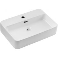 Comad umywalka 55x38 cm prostokątna nablatowa biała TRUST 2 WHITE ( E-6282 )