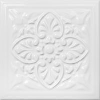 Ceramstic Armonia B Blanco dekor ścienny 15x15 cm STR biały połysk
