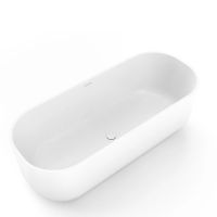 Cristalstone Separado wanna wolnostojąca 170x70 cm biała CUATROZPRZELEWEM