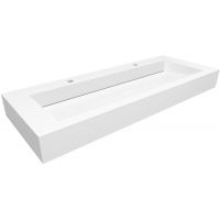 Cristalstone Linea Ideal umywalka 120x45 cm ścienna prostokątna biały U1200-MOLC