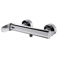 Cersanit Inverto bateria prysznicowa chrom uchwyty 2 Design in 1 chrom i czarny S951-326
