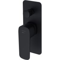 Cersanit Larga bateria wannowo-prysznicowa podtynkowa czarny mat S951-373