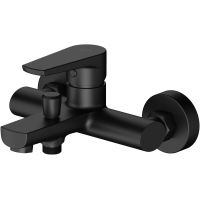 Cersanit Moduo bateria wannowo-prysznicowa ścienna czarna S951-559