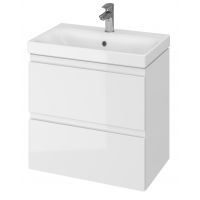 Cersanit Moduo umywalka z szafką 60 cm zestaw meblowy Slim biały S801-227-DSM