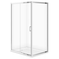 Cersanit Arteco kabina prysznicowa 120x90 cm prostokątna chrom/szkło przezroczyste S157-012