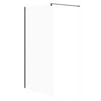 Cersanit Mille Walk-in ścianka prysznicowa 100 cm czarny/szkło przezroczyste S161-003