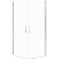 Cersanit Moduo kabina prysznicowa 90x90 cm półokrągła chrom połysk/szkło przezroczyste S162-017