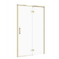 Cersanit Larga drzwi prysznicowe 120 cm uchylne złoty mat/szkło przezroczyste S164-064