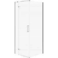 Cersanit City kabina prysznicowa 80x80 cm kwadratowa lewa chrom połysk/szkło przezroczyste S584-104