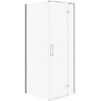 Cersanit City kabina prysznicowa 80x80 cm kwadratowa prawa chrom połysk/szkło przezroczyste S584-105