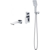 Cersanit Larga zestaw wannowo-prysznicowy podtynkowy chrom S952-039