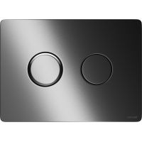 Cersanit Accento Circle przycisk spłukujący do WC gun metal szczotkowany K3040-002