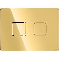 Cersanit Accento Square przycisk spłukujący do WC złoty K97-463