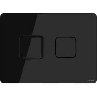 Cersanit Accento Square przycisk spłukujący do WC czarny S97-058