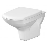 Cersanit Carina Set 800 miska WC z deską wolnoopadającą i stelaż podtynkowy Aqua z przyciskiem spłukującym Link chrom błyszczący S701-173