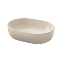 Cersanit Moduo umywalka 50x35,5 cm owalna nablatowa beżowa K116-132