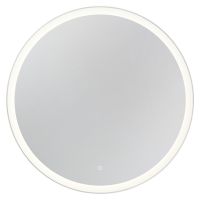 Dubiel Vitrum Niva lustro 70x70 cm okrągłe z oświetleniem LED