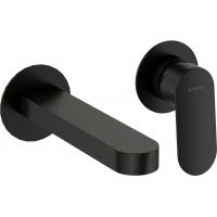 Deante Alpinia bateria umywalkowa podtynkowa czarna BGAN55L