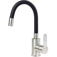 Deante Luno bateria umywalkowa stojąca czarna-stal BLU_B240