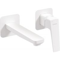 Deante Blur bateria umywalkowa podtynkowa biała BQL_A54L