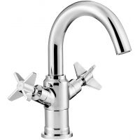 Deante Temisto bateria umywalkowa stojąca chrom BQT_020D