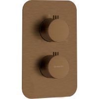 Deante Therm bateria wannowo-prysznicowa podtynkowa termostatyczna brąz szczcotkowany BXY_CEBT