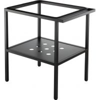 Deante Temisto konsola 56.5x50 cm podumywalkowa stojąca czarny mat CSTX50A