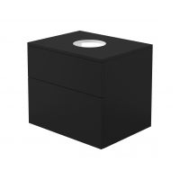 Deante Prizma szafka z blatem 60x47x52 cm podumywalkowa wisząca czarna SDI_NB61