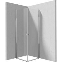 Deante Kerria Plus kabina prysznicowa 90x90 cm kwadratowa chrom połysk/szkło przezroczyste KKN0W09W09