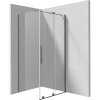 Deante Prizma kabina prysznicowa 100x80 cm prostokątna titanium/szkło przezroczyste KPNDP10S08