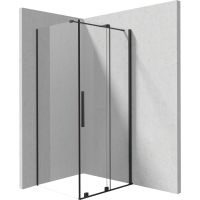 Deante Prizma kabina prysznicowa 100x80 cm prostokątna czarny mat/szkło przezroczyste KPNNP10S08