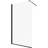 Deante Abelia Walk-In ścianka prysznicowa 110 cm wolnostojąca czarny/szkło przezroczyste KTAN32P - Outlet