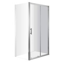 Deante Cynia drzwi prysznicowe 120 cm chrom/szkło przezroczyste KTC012P