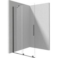 Deante Prizma ścianka prysznicowa 90 cm walk-in przesuwna titanium/szkło przezroczyste KTJ_D39R