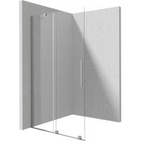 Deante Prizma ścianka prysznicowa walk-in 120 cm stal szczotkowana/szkło przezroczyste KTJ_F32R
