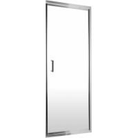 Deante Flex drzwi prysznicowe 80 cm wnękowe chrom/szkło przezroczyste KTL012D
