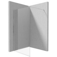 Deante Kerria Plus Walk-In ścianka prysznicowa 110 cm wolnostojąca chrom/szkło przezroczyste KTS031P