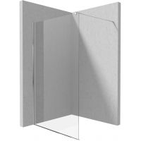 Deante Kerria Plus Walk-In ścianka prysznicowa 140 cm wolnostojąca chrom połysk/szkło przezroczyste KTS034P