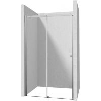 Deante Kerria Plus drzwi prysznicowe 110 cm wnękowe chrom połysk/szkło przezroczyste KTSP011P