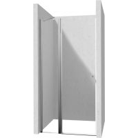 Deante Kerria Plus drzwi prysznicowe 120 cm chrom/szkło przezroczyste KTSU045P