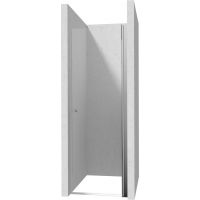Deante Kerria Plus drzwi prysznicowe 80 cm wnękowe chrom połysk/szkło przezroczyste KTSW042P