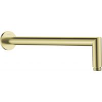 Deante Cascada ramię prysznicowe 40 cm ścienne złoto szczotkowane NACR45K