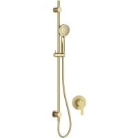 Deante Arnika zestaw prysznicowy podtynkowy złoty NAC_R9TP