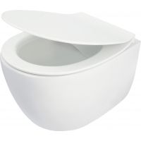Deante Silia zestaw miska WC bez kołnierza z deską wolnoopadającą Slim biały CDLD6ZPW