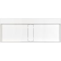 Deante Blur umywalka 100x40 cm prostokątna nablatowa biała CQB_AU1S