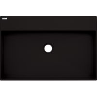 Deante Correo umywalka 60x40 cm prostokątna nablatowa czarna CQR_NU6S